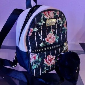 Betsy Johnson Floral Mini Backpack